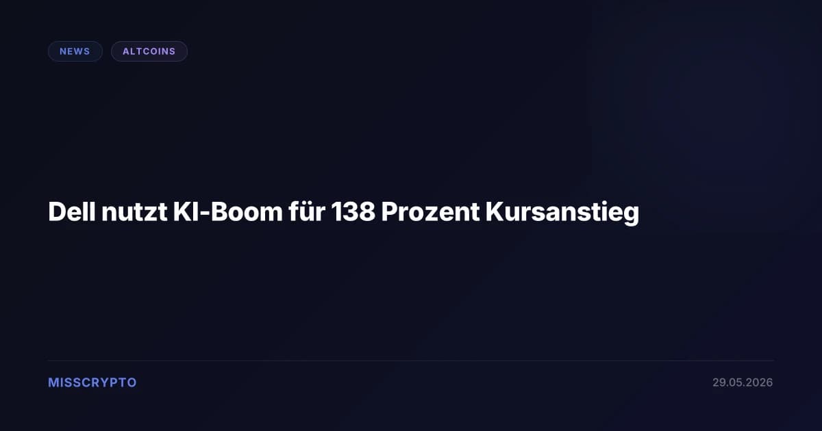Dell nutzt KI-Boom für 138 Prozent Kursanstieg